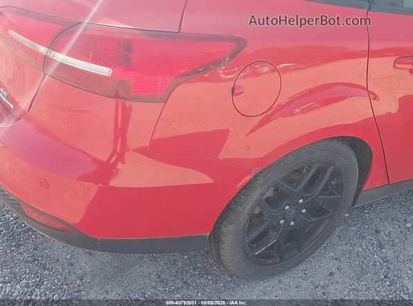 1FADP3F25GL267334 2016 FORD FOCUS Red Вид спереду