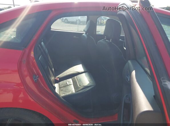 1FADP3F25GL267334 2016 FORD FOCUS Red Вид наклейки з VIN-кодом