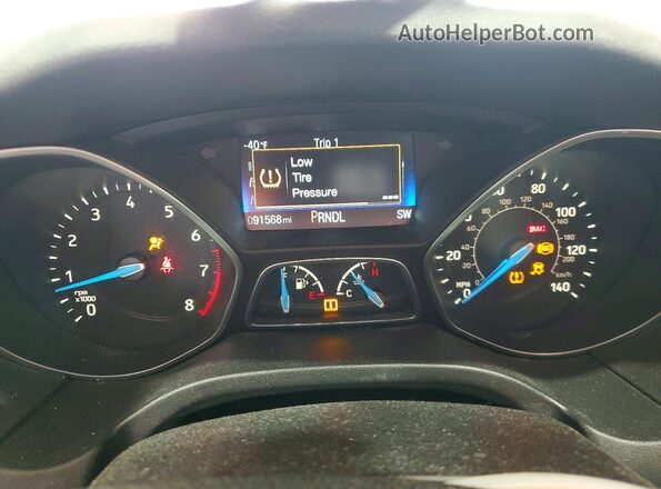 1FADP3F25GL270136 2016 FORD FOCUS Silver ხელსაწყოთა პანელის ხედი