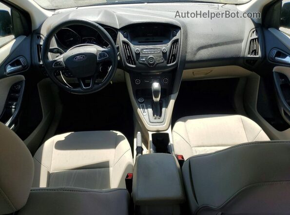 1FADP3F25GL296767 2016 FORD FOCUS Black Widok deski rozdzielczej