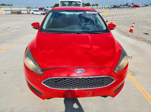 1FADP3F25GL319920 2016 FORD FOCUS Красный Вид спереди