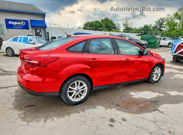 1FADP3F25GL325362 2016 FORD FOCUS Красный Задняя правая четверть