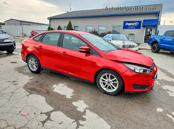 1FADP3F25GL325362 2016 FORD FOCUS Красный Передняя правая четверть