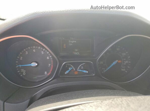 1FADP3F25GL372357 2016 FORD FOCUS Gray VIN կոդի պիտակի տեսք