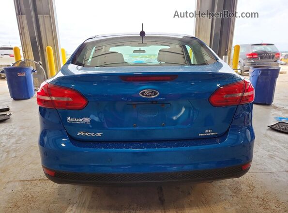 1FADP3F25GL372584 2016 FORD FOCUS Blue უკანა ხედი