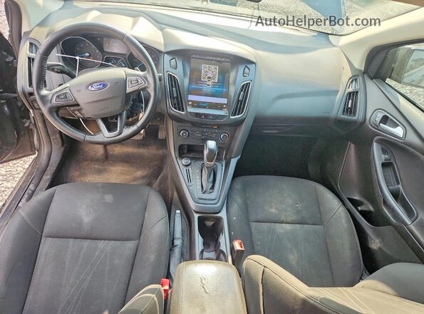 1FADP3F25GL379549 2016 FORD FOCUS Серый Вид панели приборов
