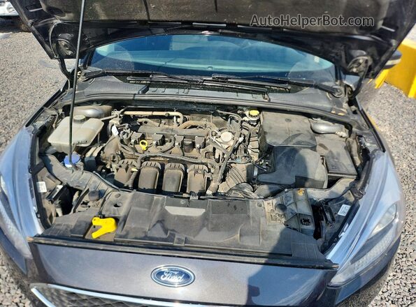 1FADP3F25GL379549 2016 FORD FOCUS Серый Вид задней части салона