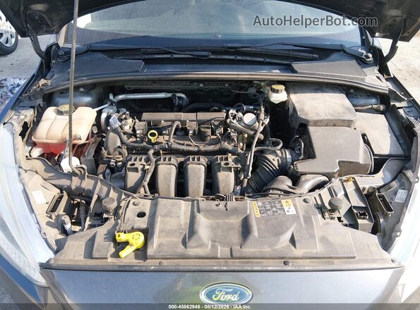 1FADP3F25HL221875 2017 FORD FOCUS Gray უკანა ხედი