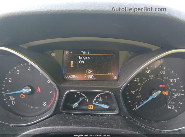 1FADP3F25HL221875 2017 FORD FOCUS Gray უკანა სავარძლების ხედი