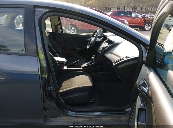 1FADP3F25HL221875 2017 FORD FOCUS Gray წინა სალონის ხედი