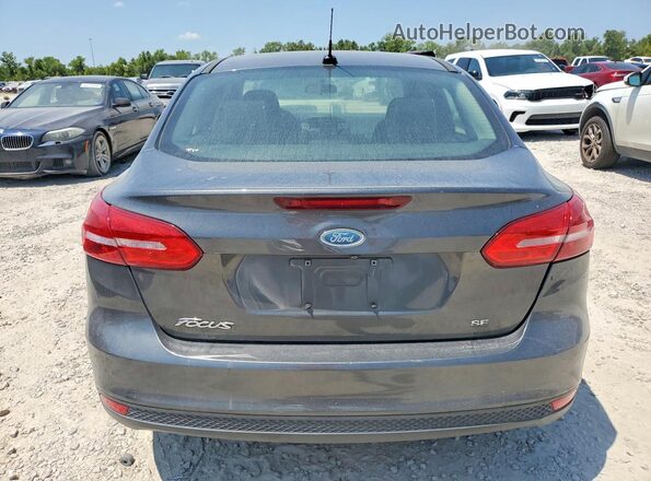 1FADP3F25HL292154 2017 FORD FOCUS Gray Rear interior view