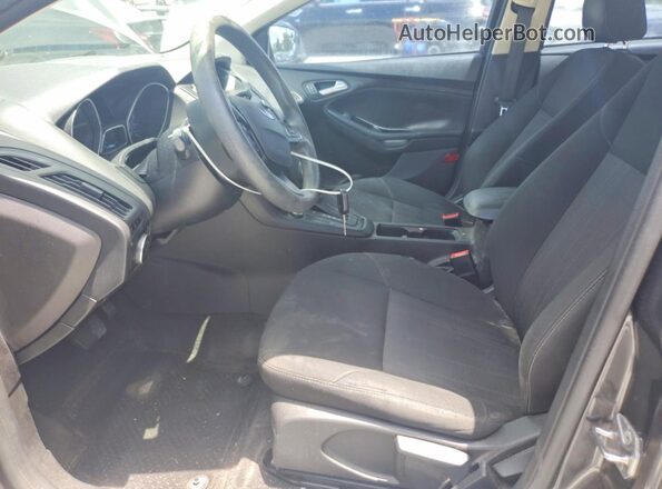 1FADP3F25HL302195 2017 FORD FOCUS Gray Front interior view