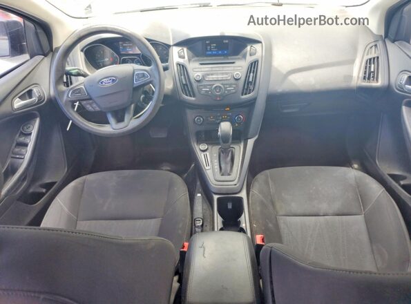 1FADP3F25HL302195 2017 FORD FOCUS Gray Dashboard view