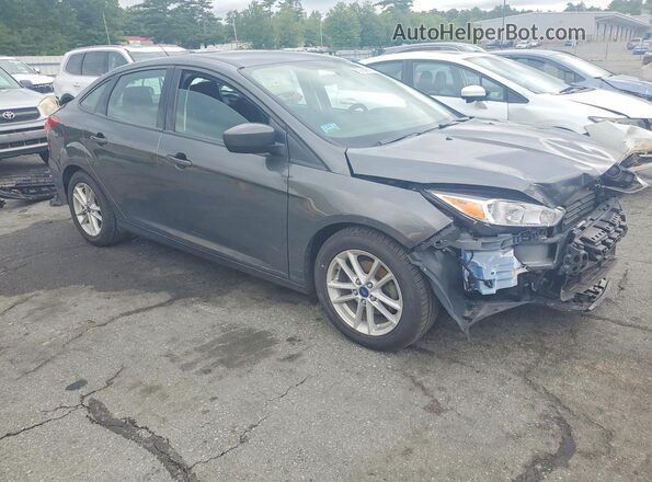 1FADP3F25JL213779 2018 FORD FOCUS Серый Передняя правая четверть
