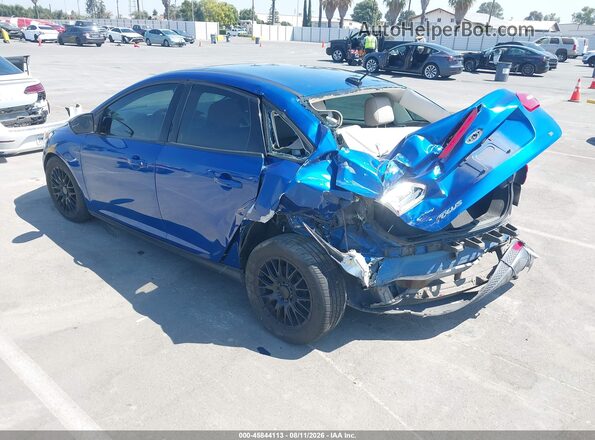1FADP3F25JL231876 2018 FORD FOCUS Blue უკანა მარცხენა