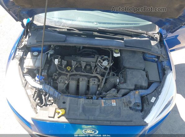 1FADP3F25JL231876 2018 FORD FOCUS Blue უკანა ხედი