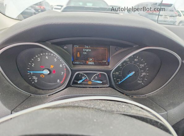 1FADP3F25JL262190 2018 FORD FOCUS Серебряный Вид щитка приборов