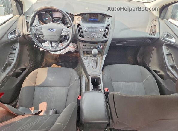1FADP3F25JL292399 2018 FORD FOCUS Gray Widok deski rozdzielczej