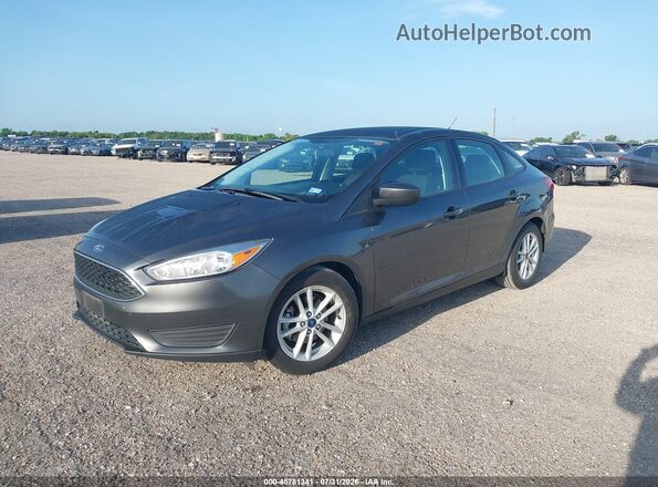 1FADP3F25JL317172 2018 FORD FOCUS Серый Передняя левая четверть