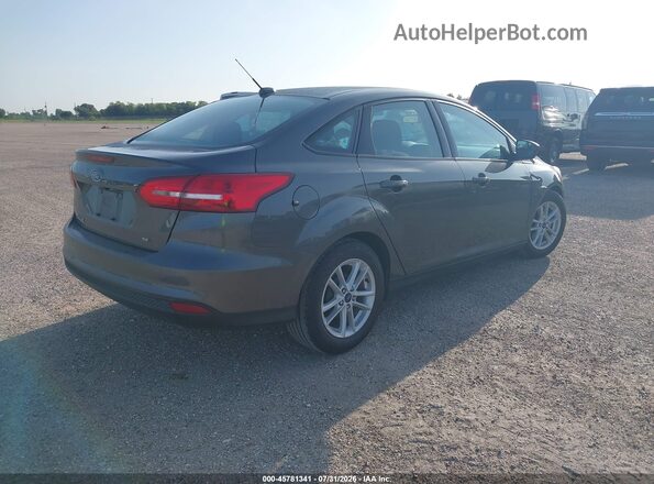 1FADP3F25JL317172 2018 FORD FOCUS Серый Задняя правая четверть