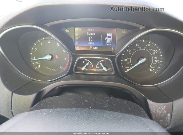 1FADP3F25JL317172 2018 FORD FOCUS Серый Вид задних сидений