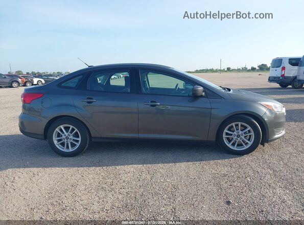 1FADP3F25JL317172 2018 FORD FOCUS Серый Вид задней части салона