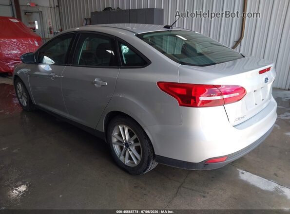 1FADP3F25JL328284 2018 FORD FOCUS Silver Trasero izquierdo
