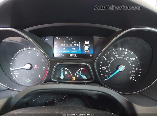 1FADP3F25JL328284 2018 FORD FOCUS Silver Vista de los asientos traseros