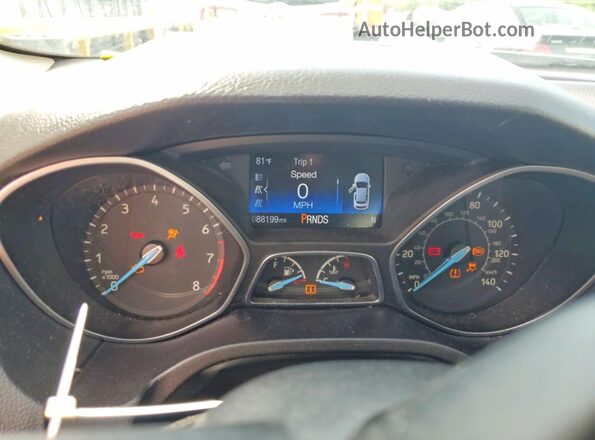 1FADP3F26GL224234 2016 FORD FOCUS Белый Вид щитка приборов