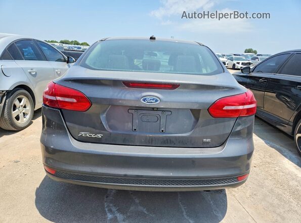 1FADP3F26GL226758 2016 FORD FOCUS Серый Вид сзади