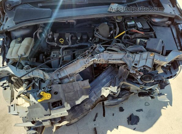 1FADP3F26GL226758 2016 FORD FOCUS Серый Вид задней части салона
