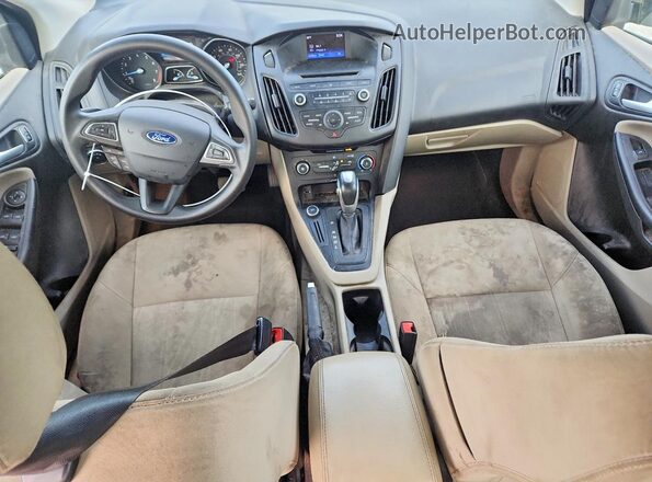 1FADP3F26GL226856 2016 FORD FOCUS Желто-коричневый Вид панели приборов