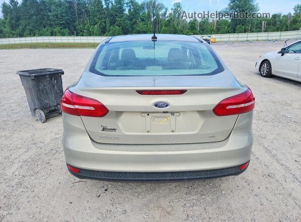 1FADP3F26GL226856 2016 FORD FOCUS Желто-коричневый Вид сзади