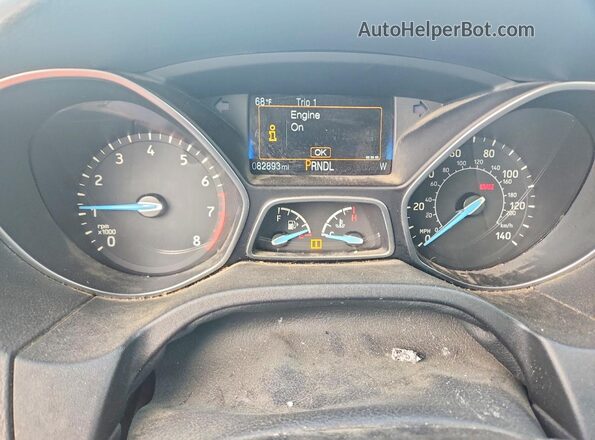 1FADP3F26GL226856 2016 FORD FOCUS Желто-коричневый Вид щитка приборов