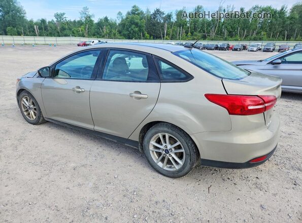 1FADP3F26GL226856 2016 FORD FOCUS Желто-коричневый Задняя левая четверть