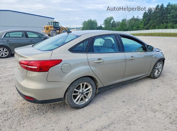 1FADP3F26GL226856 2016 FORD FOCUS Желто-коричневый Задняя правая четверть