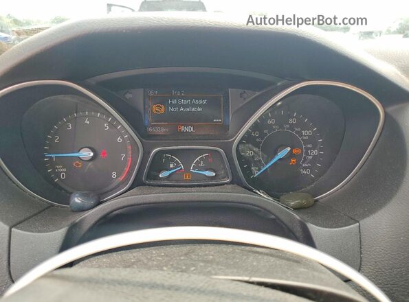 1FADP3F26GL281369 2016 FORD FOCUS Silver Vista del cuadro de instrumentos