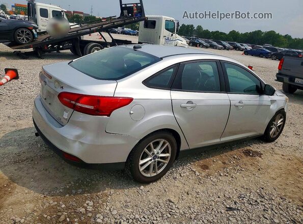 1FADP3F26GL281369 2016 FORD FOCUS Silver Trasero derecho