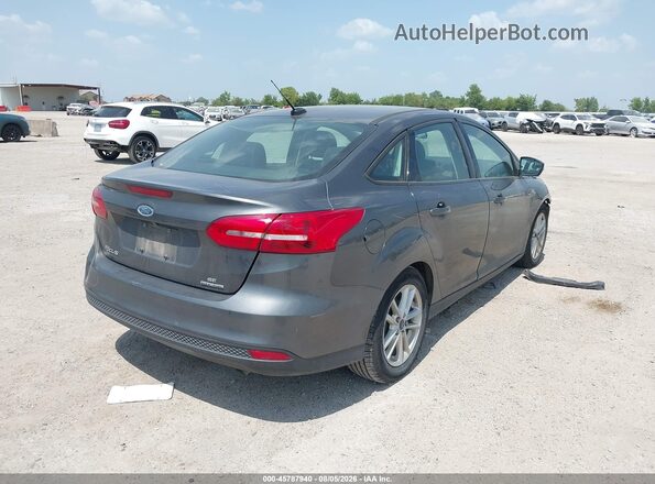 1FADP3F26GL360749 2016 FORD FOCUS Gray Tył prawy