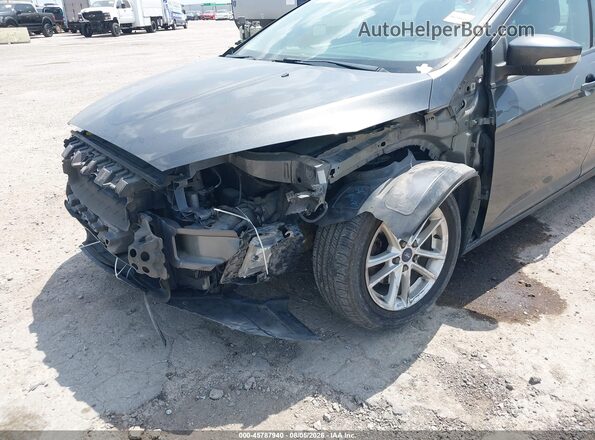 1FADP3F26GL360749 2016 FORD FOCUS Gray Widok z przodu