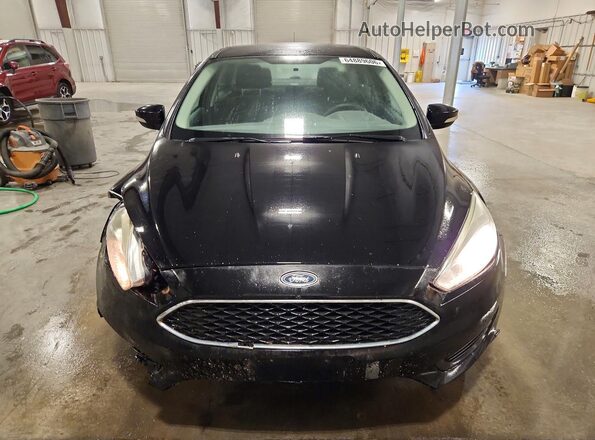 1FADP3F26HL258837 2017 FORD FOCUS Black Вид спереду