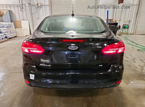 1FADP3F26HL258837 2017 FORD FOCUS Black Вид ззаду