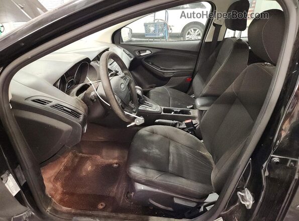 1FADP3F26HL258837 2017 FORD FOCUS Black Вид салону спереду