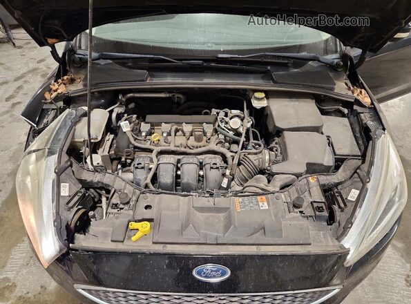1FADP3F26HL258837 2017 FORD FOCUS Black Вид задньої частини салону
