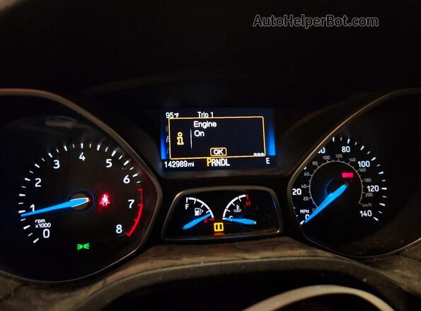 1FADP3F26HL258837 2017 FORD FOCUS Black Вид щитка приладів