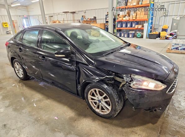 1FADP3F26HL258837 2017 FORD FOCUS Black Передня права чверть