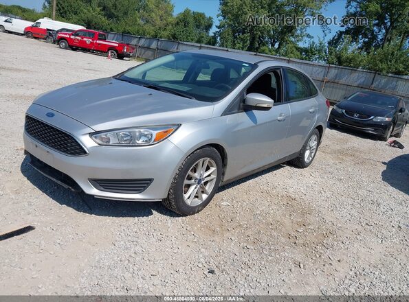 1FADP3F26HL339823 2017 FORD FOCUS Silver წინა მარცხენა ხედი სამი მეოთხედიდან