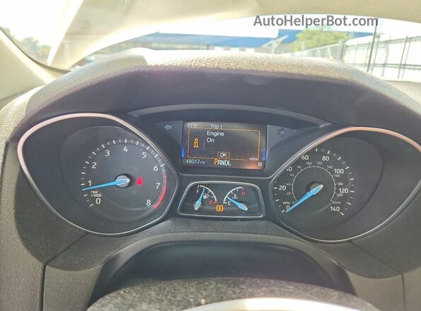 1FADP3F26JL218540 2018 FORD FOCUS Cream Սարքավորումների վահանակի տեսք