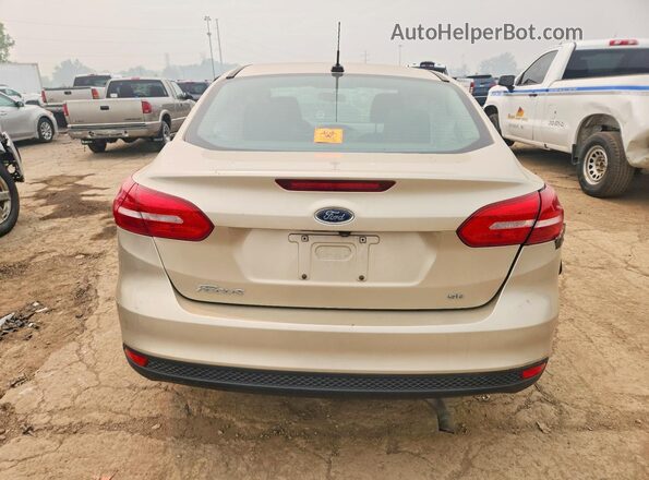 1FADP3F26JL301837 2018 FORD FOCUS Gold Vista trasera
