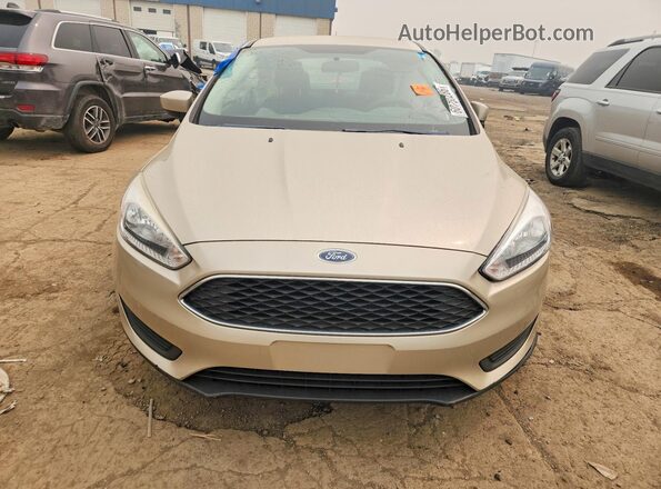 1FADP3F26JL301837 2018 FORD FOCUS Gold Vista frontal